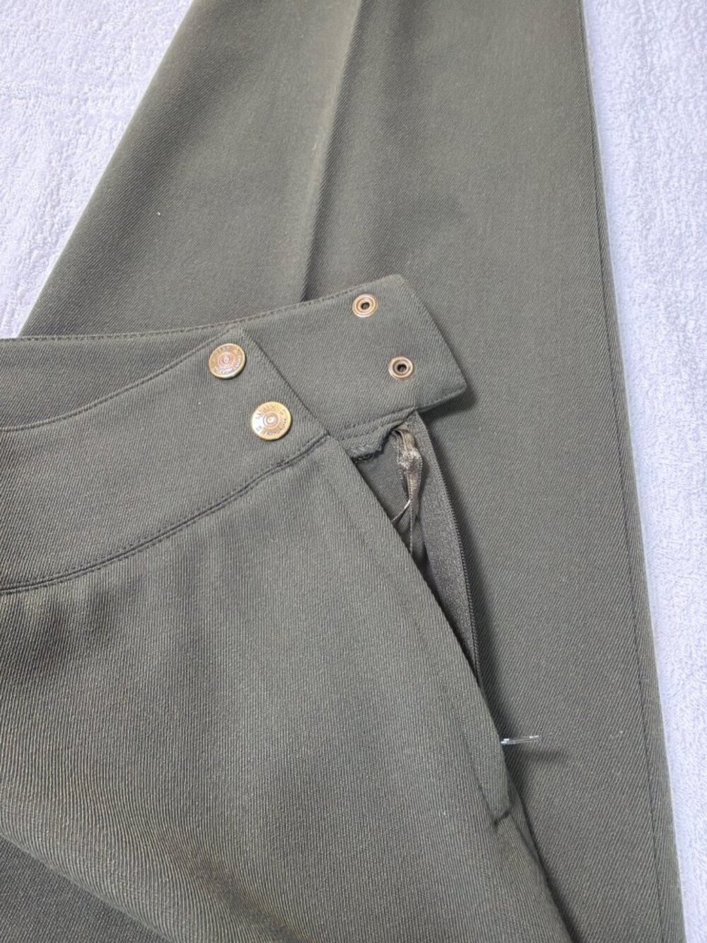 Lauren Ralph Lauren Womens Wool Blend Pants Size 16, Olive - Picture 6 of 10